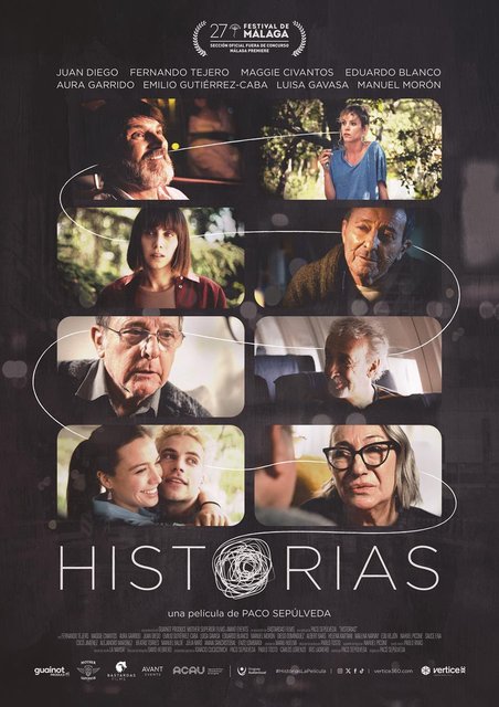 PÓSTER FINAL DE LA PELÍCULA “HISTORIAS”, UNA PRODUCCIÓN DE GUAINOT PRODUCE, MOTHER SUPERIOR, AVANT EVENTS Y BASTARDAS FILMS