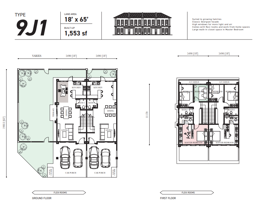 Cheerywood Type G floor plan in Eco Majestic, Semenyih, Selangor