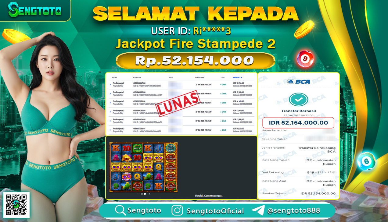 BUKTI PEMBAYARAN SLOT FIRE STAMPEDE 2