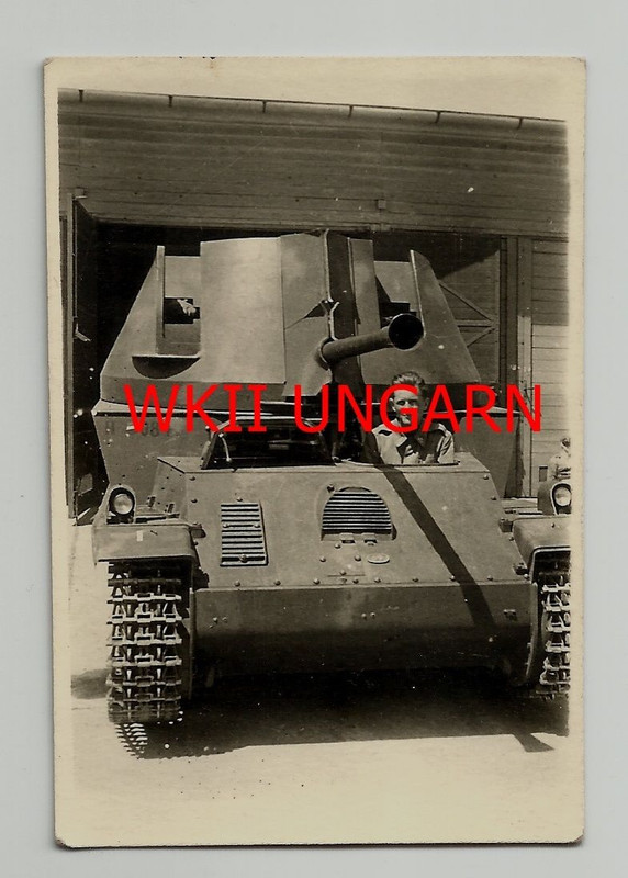 Orig.Foto WK2 Ungarn ungarische Panzer Nimród