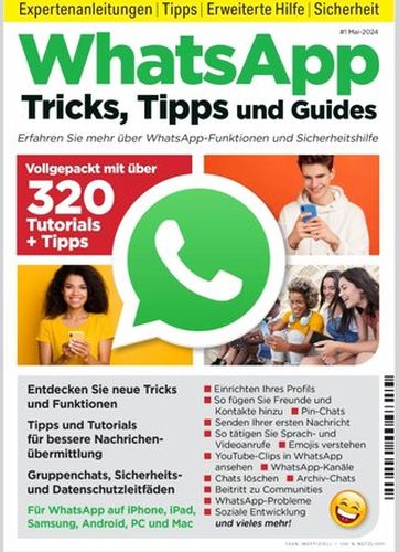Cover: WhatsApp Tricks, Tipps und Guides Magazin Mai No 01 2024