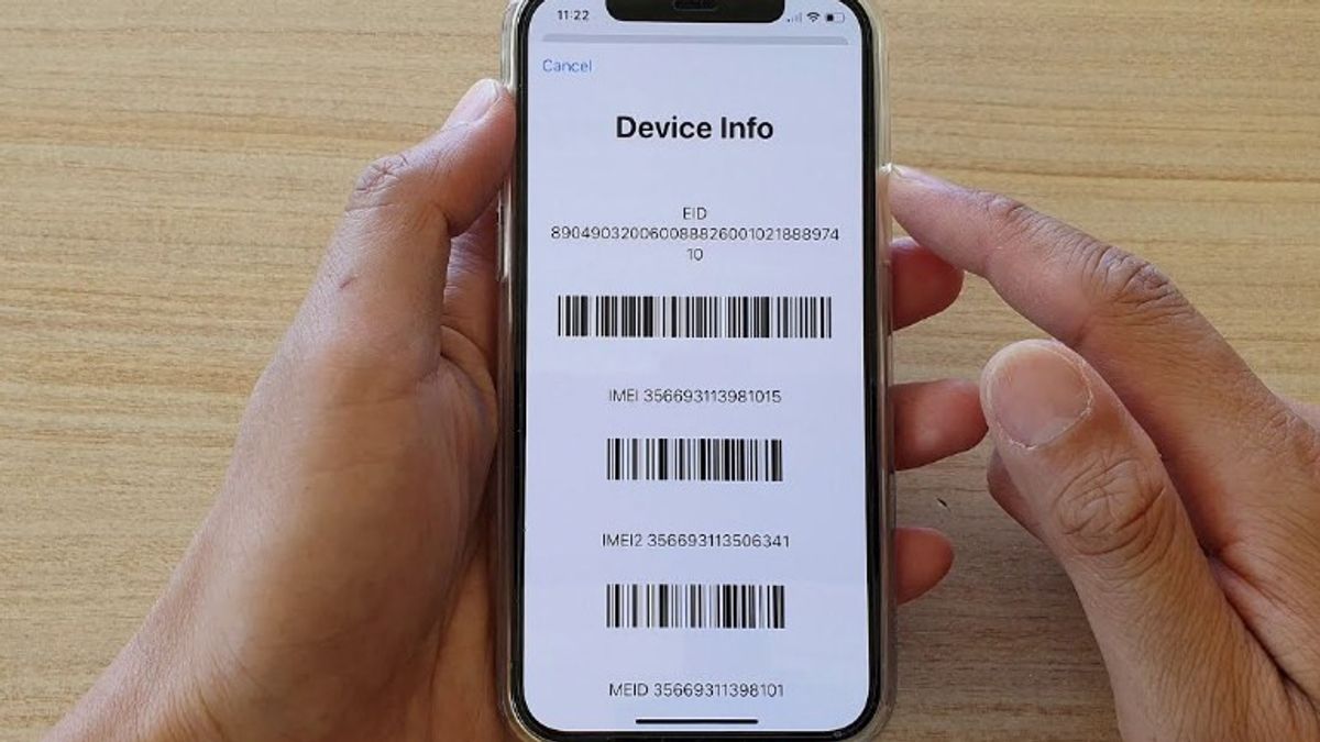¿Dónde puedo revisar el IMEI de iPhone?