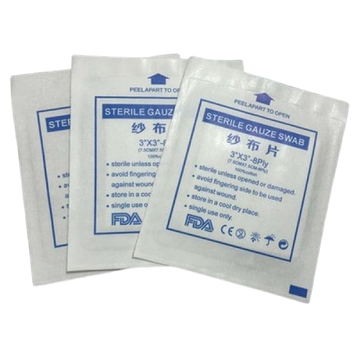 Gauze Sterile Swabs 3*3 100s