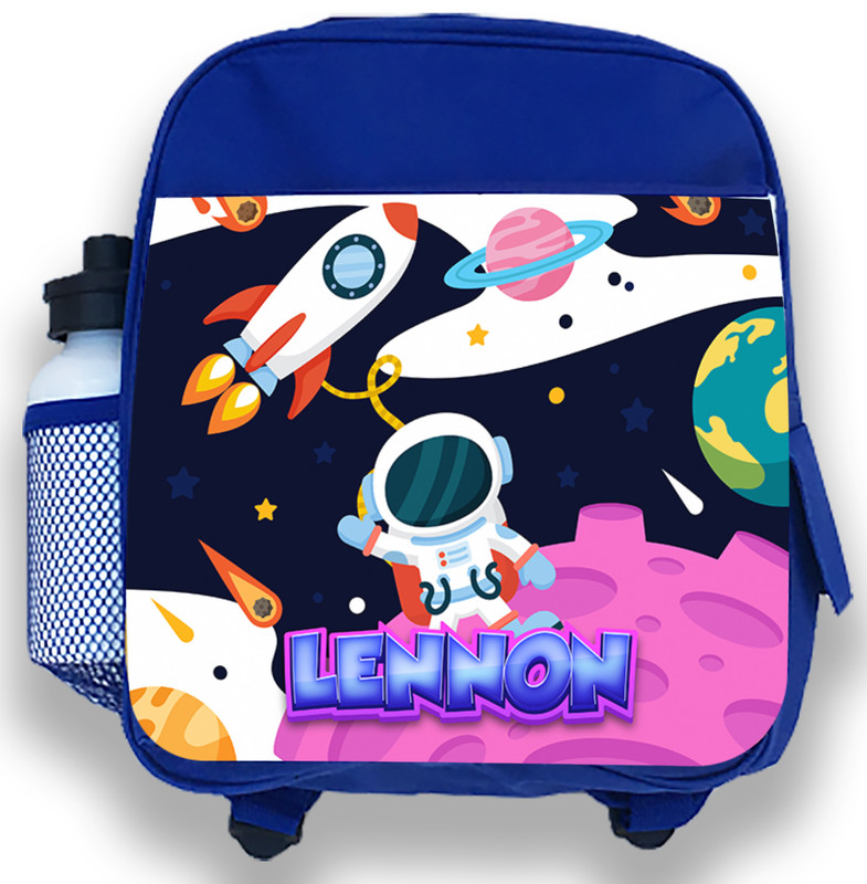 Personalised Kids Backpack Any Name Thomas Design Boys Childrens School Bag
