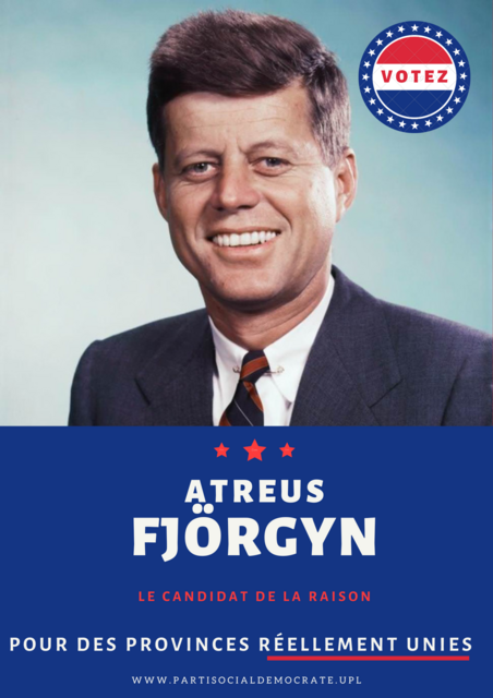 affiche de campagne Atreus Fjorgyn
