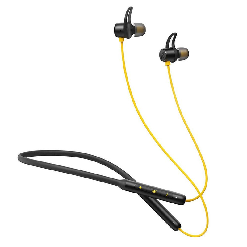 سماعات realme Buds Wireless لاسلكية - بلوتوث 5.0 - بطارية 12 ساعة - أصفر - 2