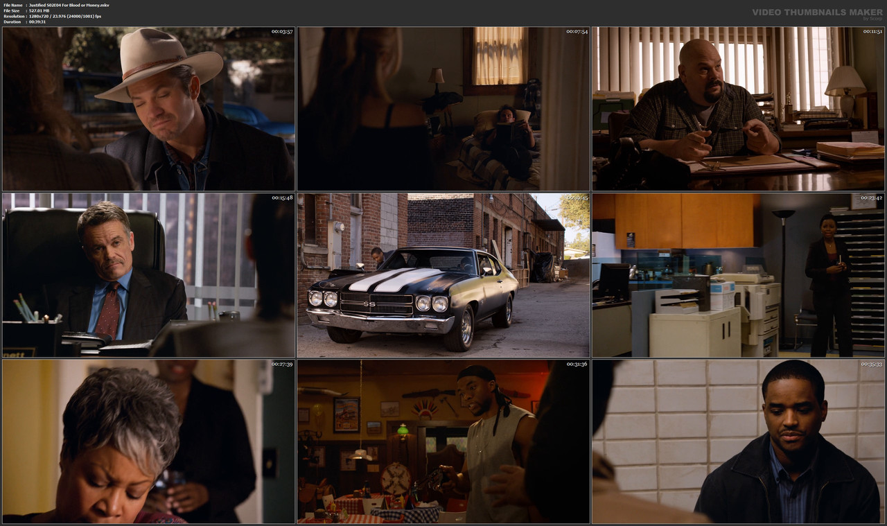 Justified S02E04 For Blood or Money.mkv