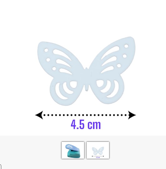 Troquel Herramienta cutter Perforadora mariposa elegante