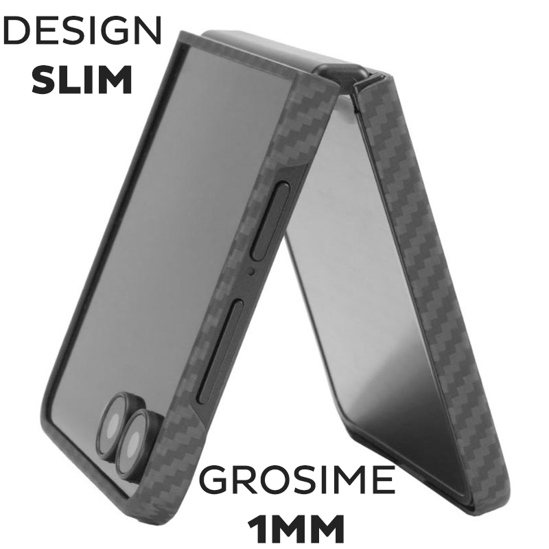 Husa pentru Samsung Galaxy Z Flip 7 Daden®, MagSafe Integrat, Incarcare wireless, Protectie Antisoc, Aspect Carbon, Negru imgi 20 Untitled 2 tvht