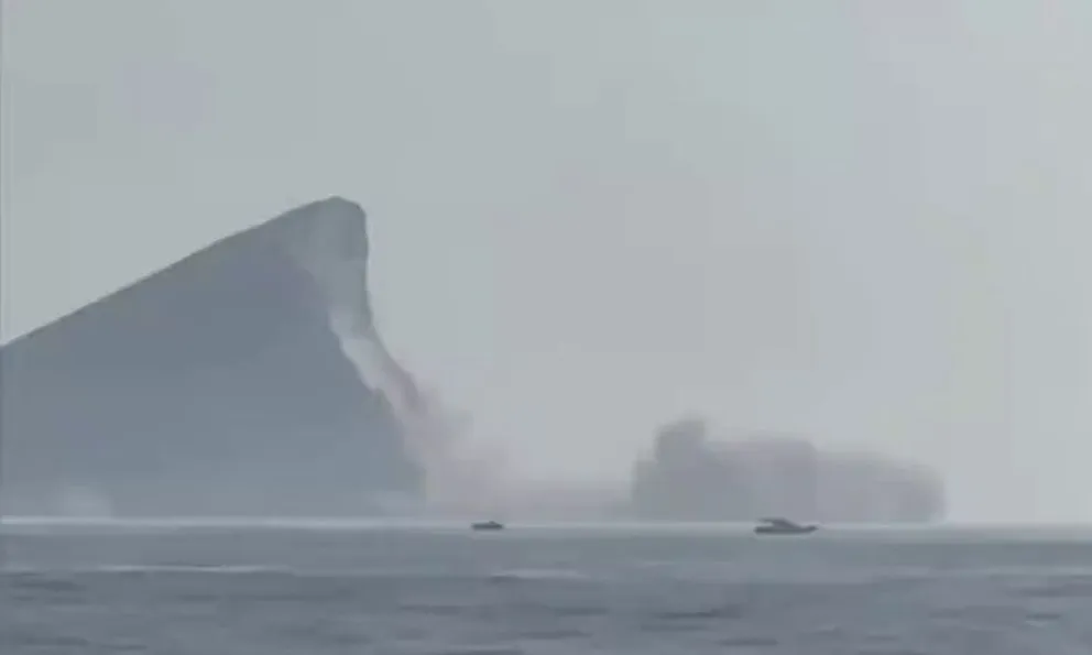 Terremoto en Taiwán divide la famosa isla tortuga de Guishan en dos