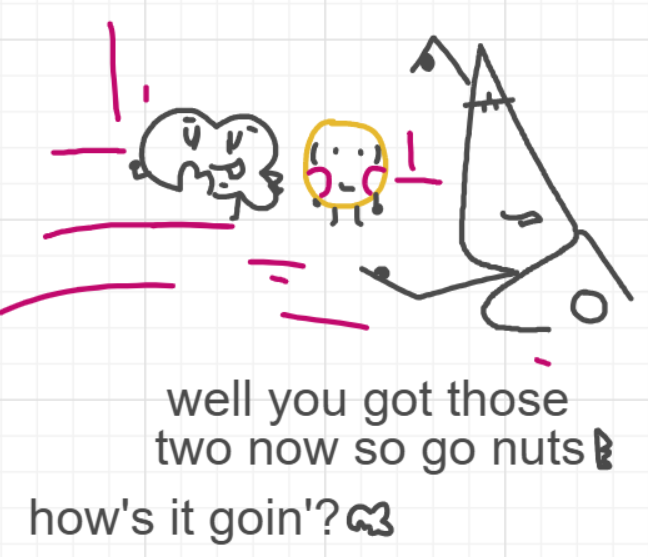 A panel from The Prime Number Few, episode eight of the Board Boards object show by Furretwalk/WalkingFurret.