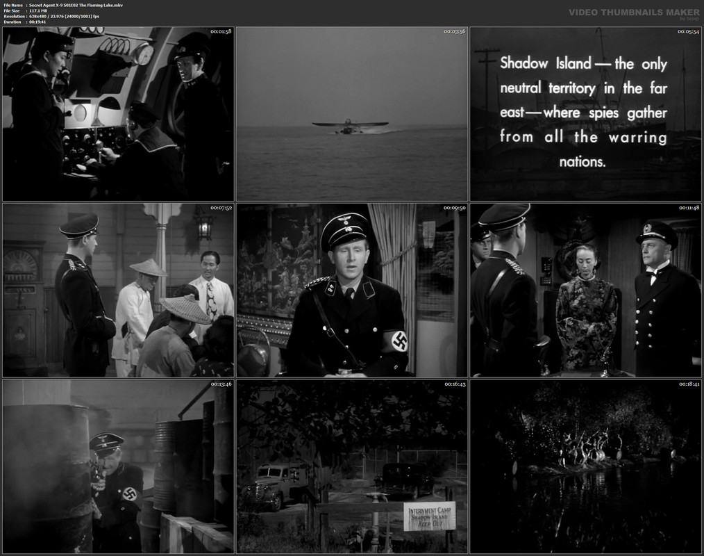 Secret Agent X-9 S01E02 The Flaming Lake.mkv