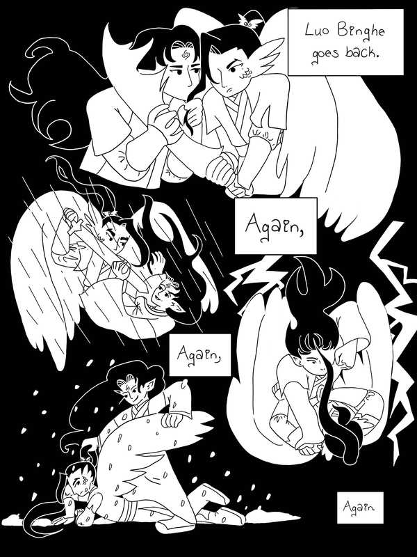 lbh goes back again and again to fight lqg and sqq does not stop them because he wants to see him too