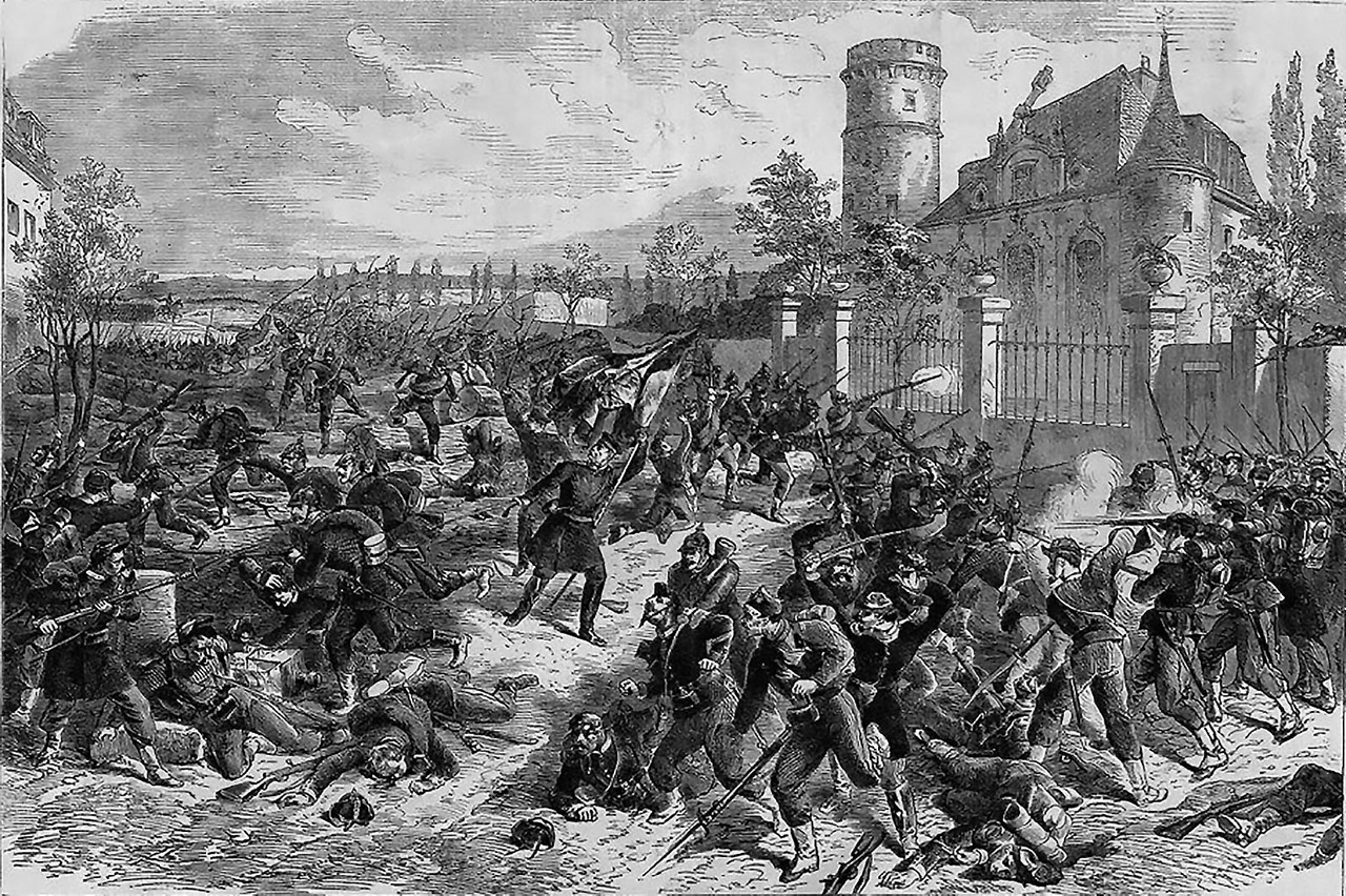 Franco prusiana Le Bourget ataque de la 2ª division de la guardia prusiana sobre la ciudad de