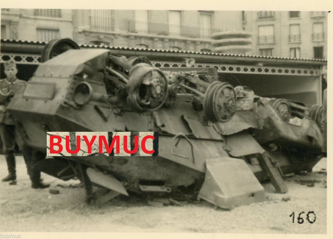 PANZER SPÄHWAGEN VON FRANCE ARTILLERIE DIREKT GE