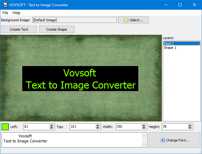 VovSoft Text to Image Converter 1.6 + Portable VovSoft Text to Image Converter 1.6 + Portable