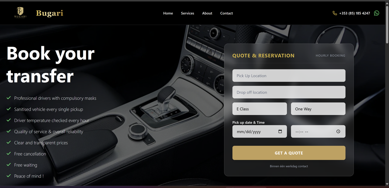 Bugari Chauffeurs: A Premium Real-Time Logistics Ecosystem