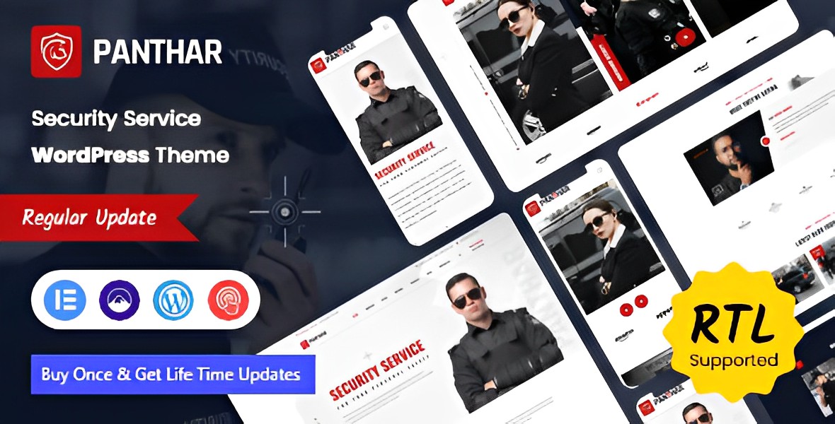 Panthar – Private Security & CCTV Service WordPress Theme