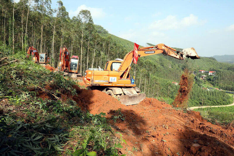 Duong Noi Kcn Huu Lu 01 Dù chỉ dài chưa tới 5km nhưng đây là tuyến đường chiến lược kết nối Lạng Sơn - Bắc Ninh mở lối cho logistics miền núi