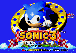 Sonic Classic Collection - Sonic the Hedgehog 3 - Fixed Options (SEGA Genesis Emulator)