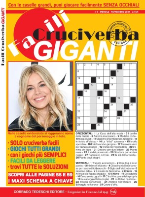 Facili Cruciverba Giganti - Novembre 2024