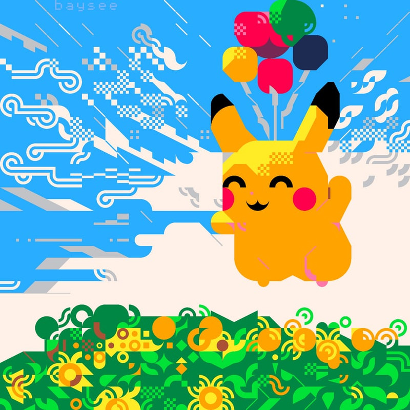 pikachu-and-flying-pikachu-pokemon-drawn