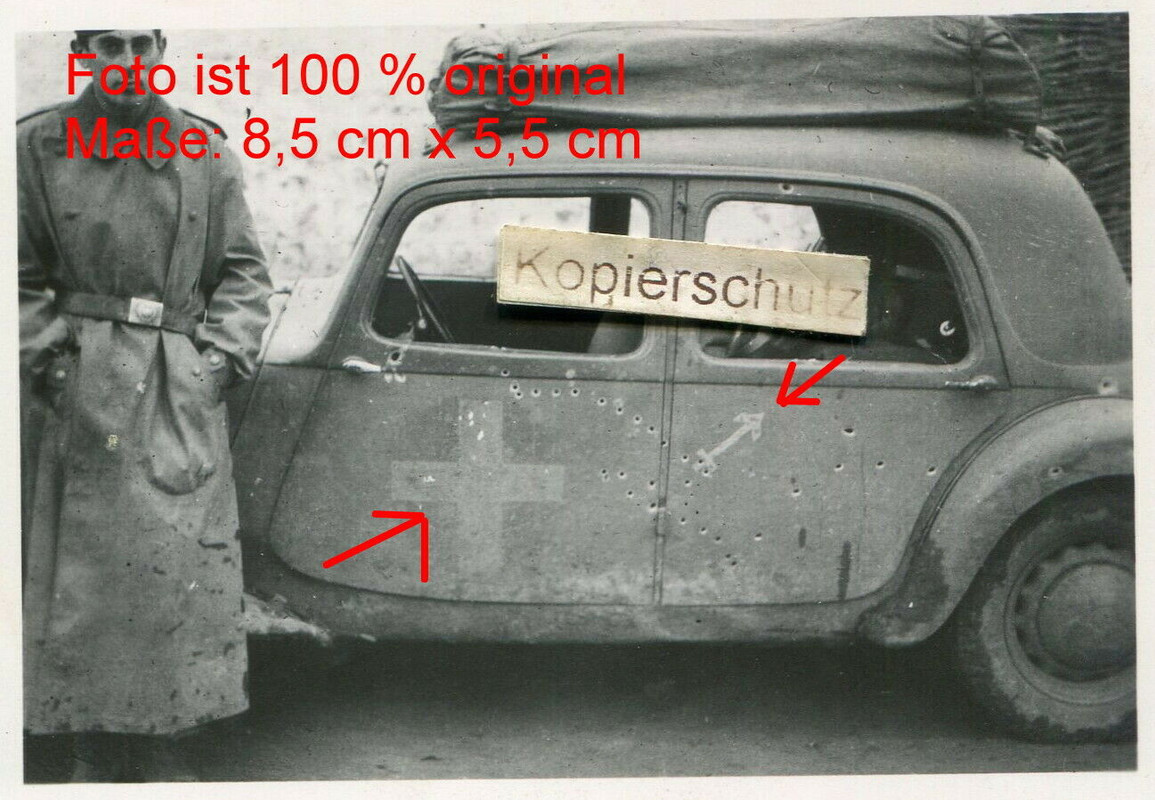 Fahrzeug Rot Kreuz Partisanen Überfall , Kennung 23. Panzer Division