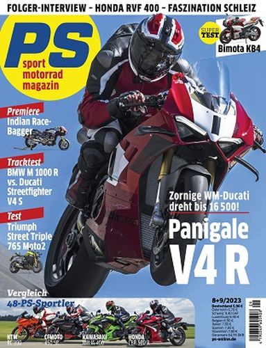 Cover: Ps Motorradmagazin No 08-09 2023