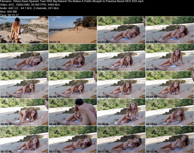 Spanish Girl Blowjob On Panama Beach 2