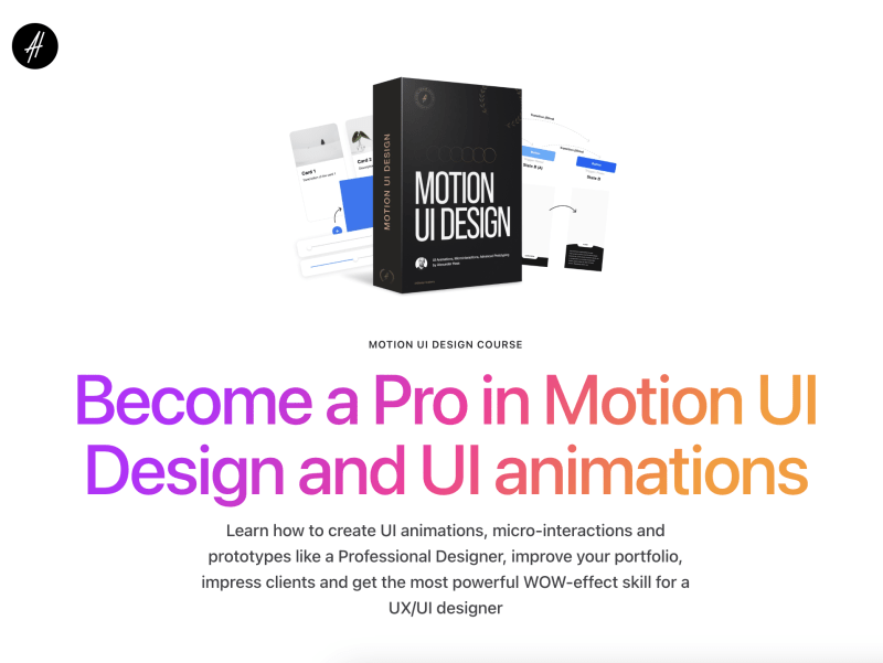Alexunder Hess – Motion UI Design · Gold