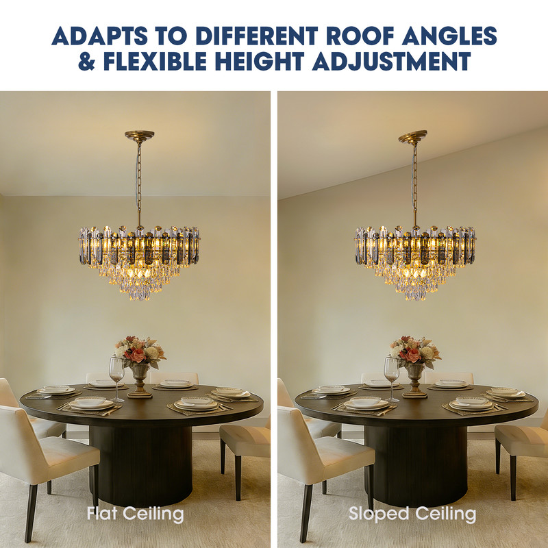 crystal chandelier slope