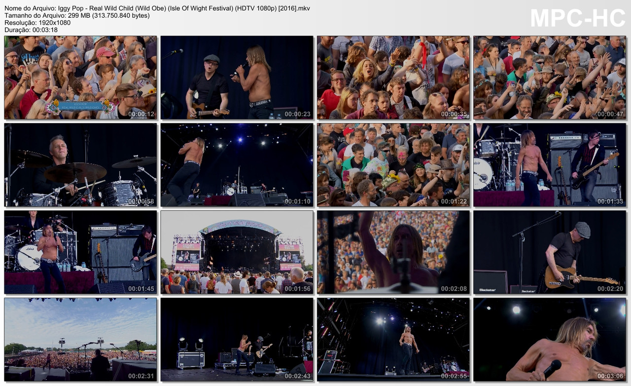 Iggy Pop - Real Wild Child (Wild Obe) (Isle Of Wight Festival) (HDTV 1080p) [2016]