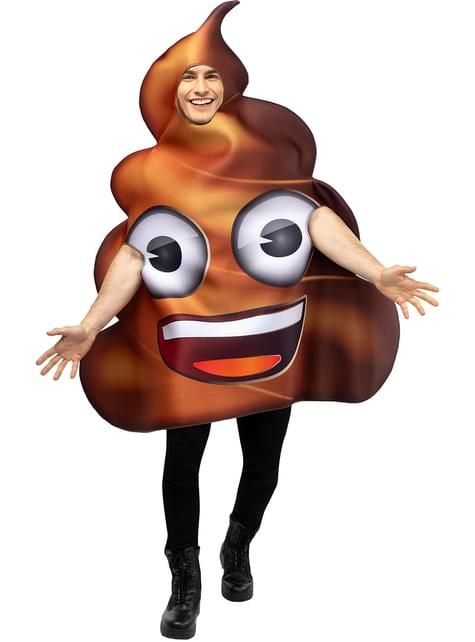 disfraz de emoji caca para adulto