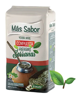 2129 | Yerba Mas Sabor X 500 Gr - Hierbas Serranas