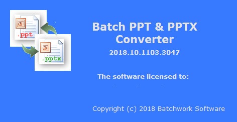 Batch PPT and PPTX Converter 2018.10.1224.3065