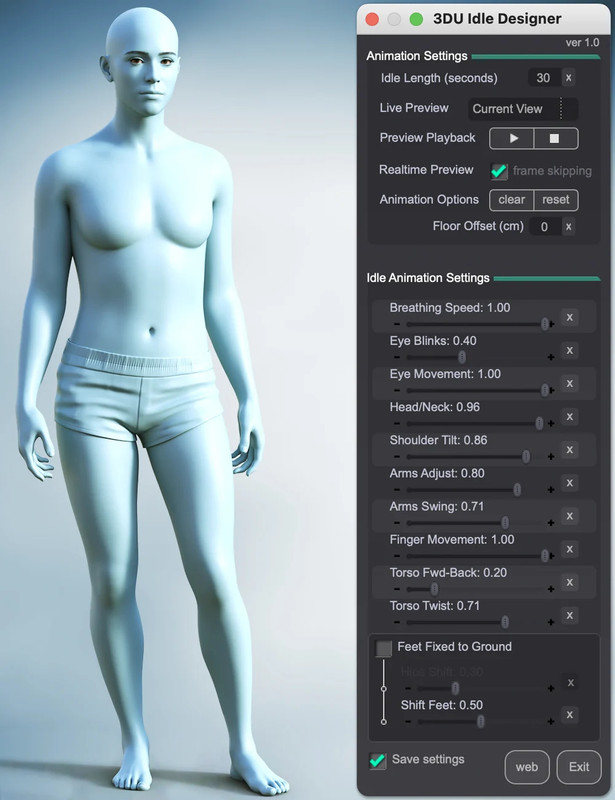 3DU Idle Designer для Genesis 9