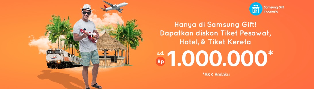 Promo spesial diskon hingga Rp 1 juta untuk pembelian tiket pesawat, pemesanan hotel, dan tiket kereta di pegipegi.com