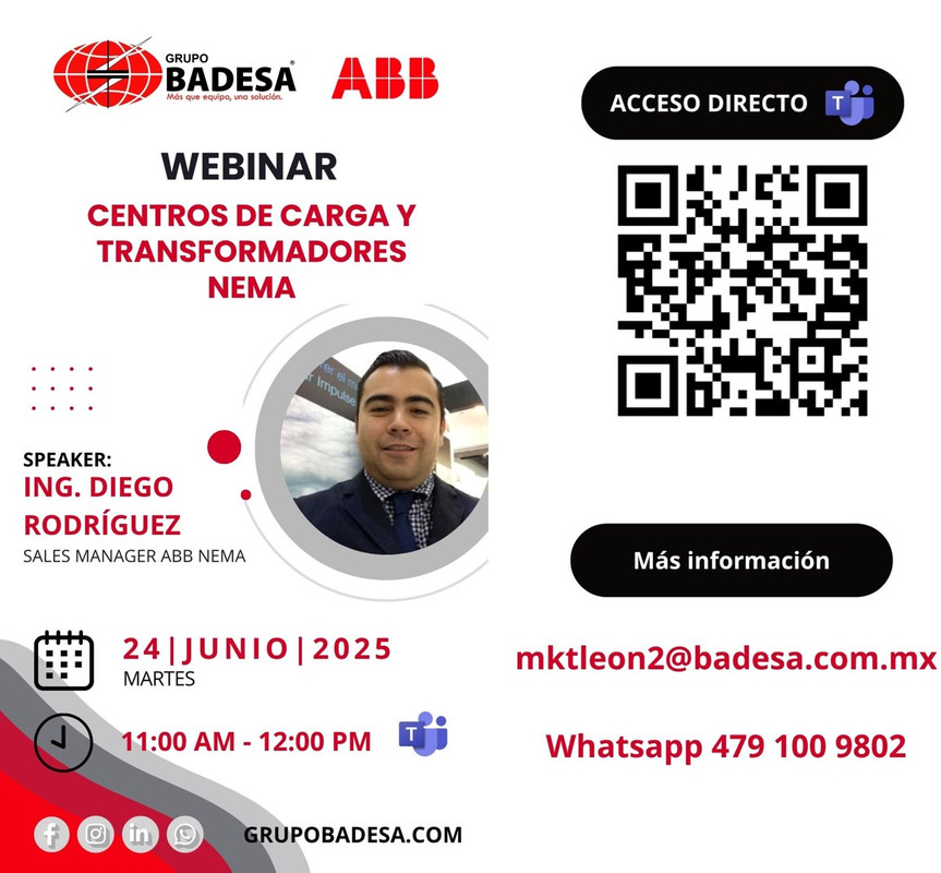 Webinar Centros de Carga y Transformadores NEMA