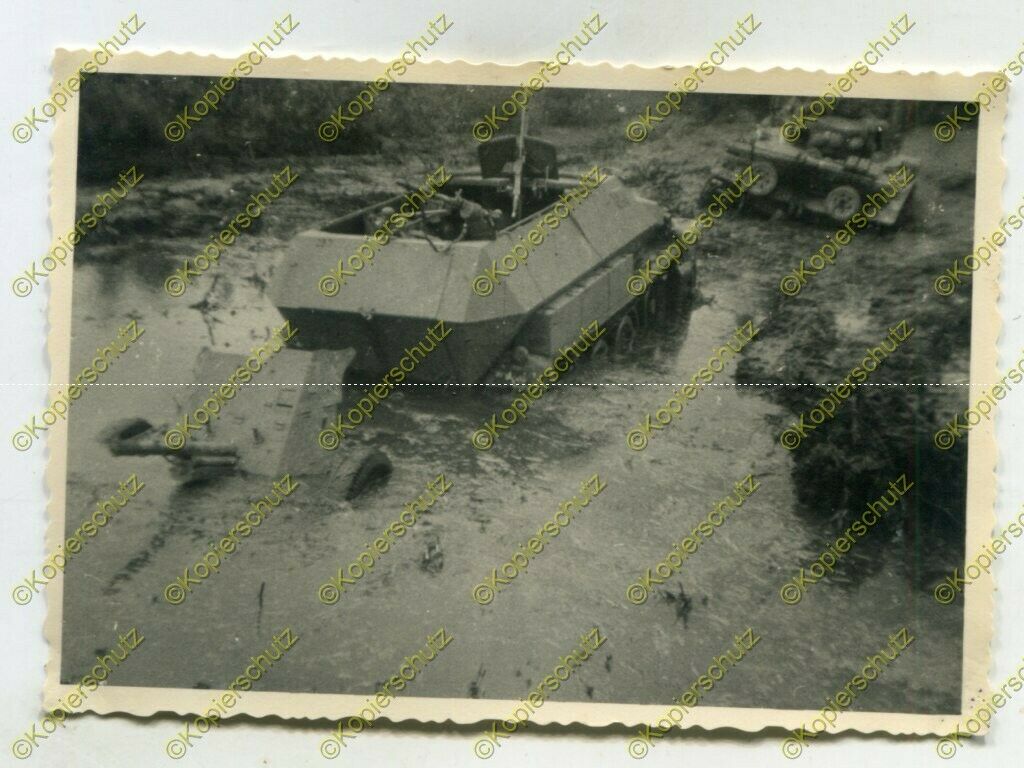 Foto, Wehrmacht, SPW, Schützenpanzerwagen, Nahaufnahme, Russland