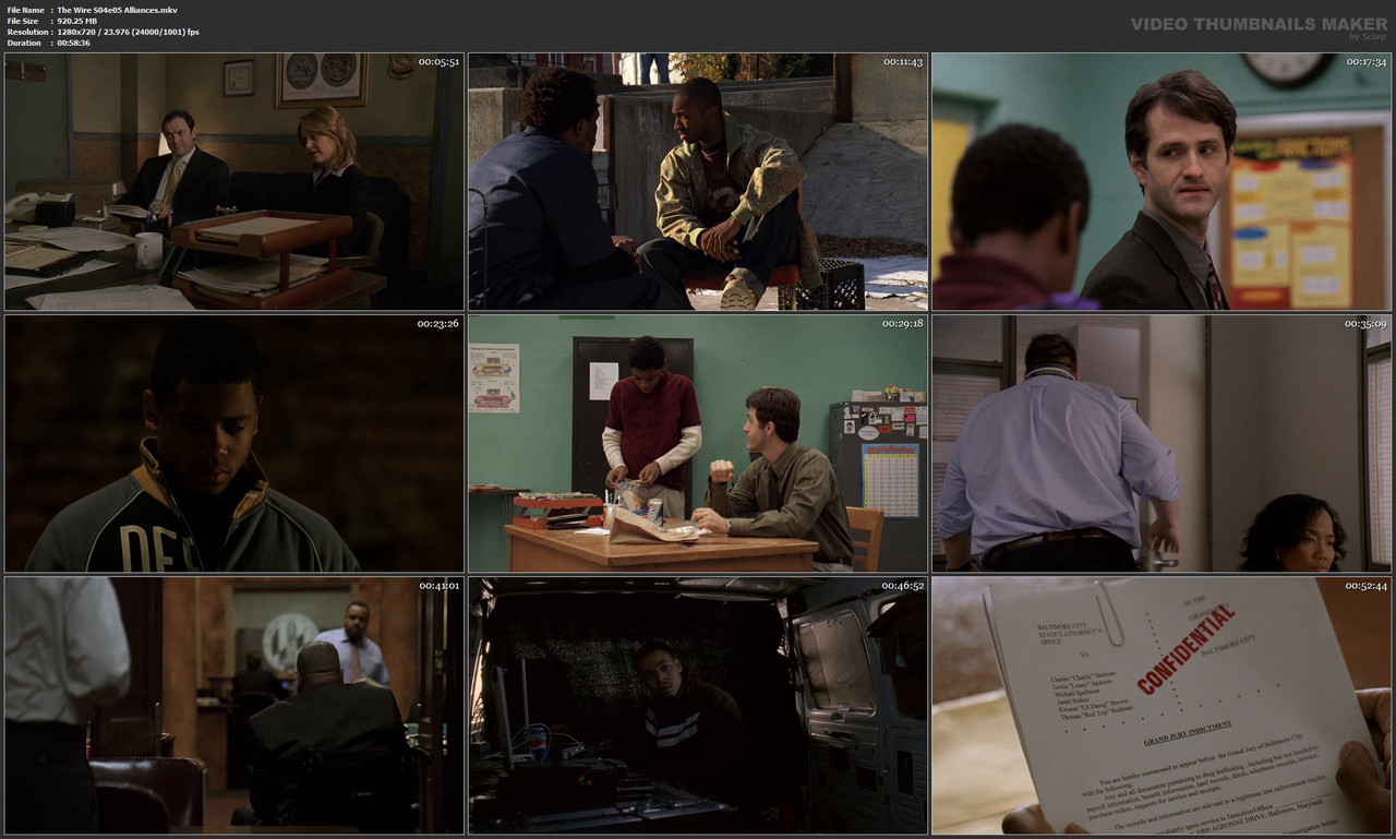 The Wire S04e05 Alliances.mkv