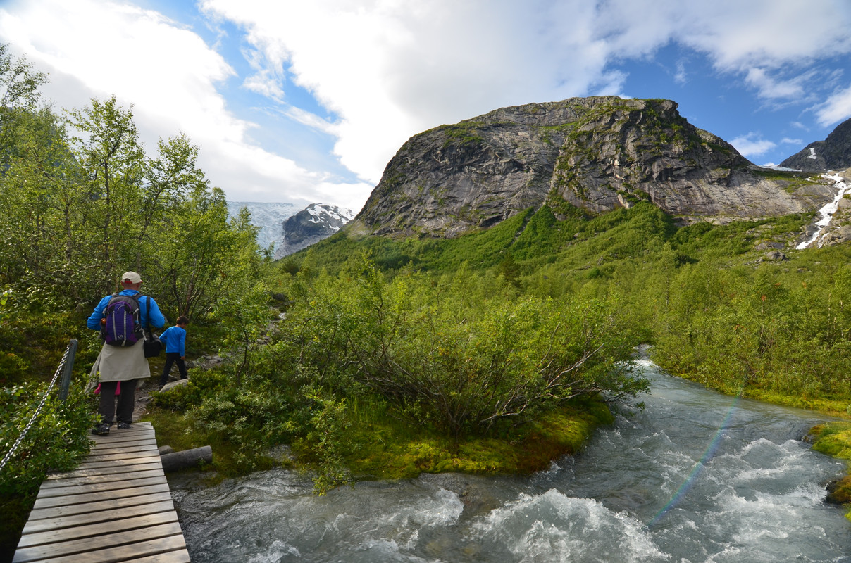 Noruega 10 días de cabañas y con niños - Blogs de Noruega - ETAPA 6- Glaciar Nigards - Glaciar Bergset (11)