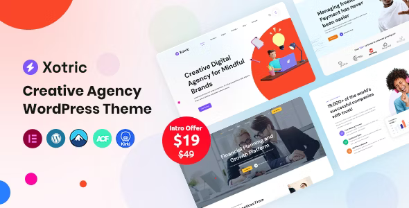 Xotric – Creative Agency WordPress Theme