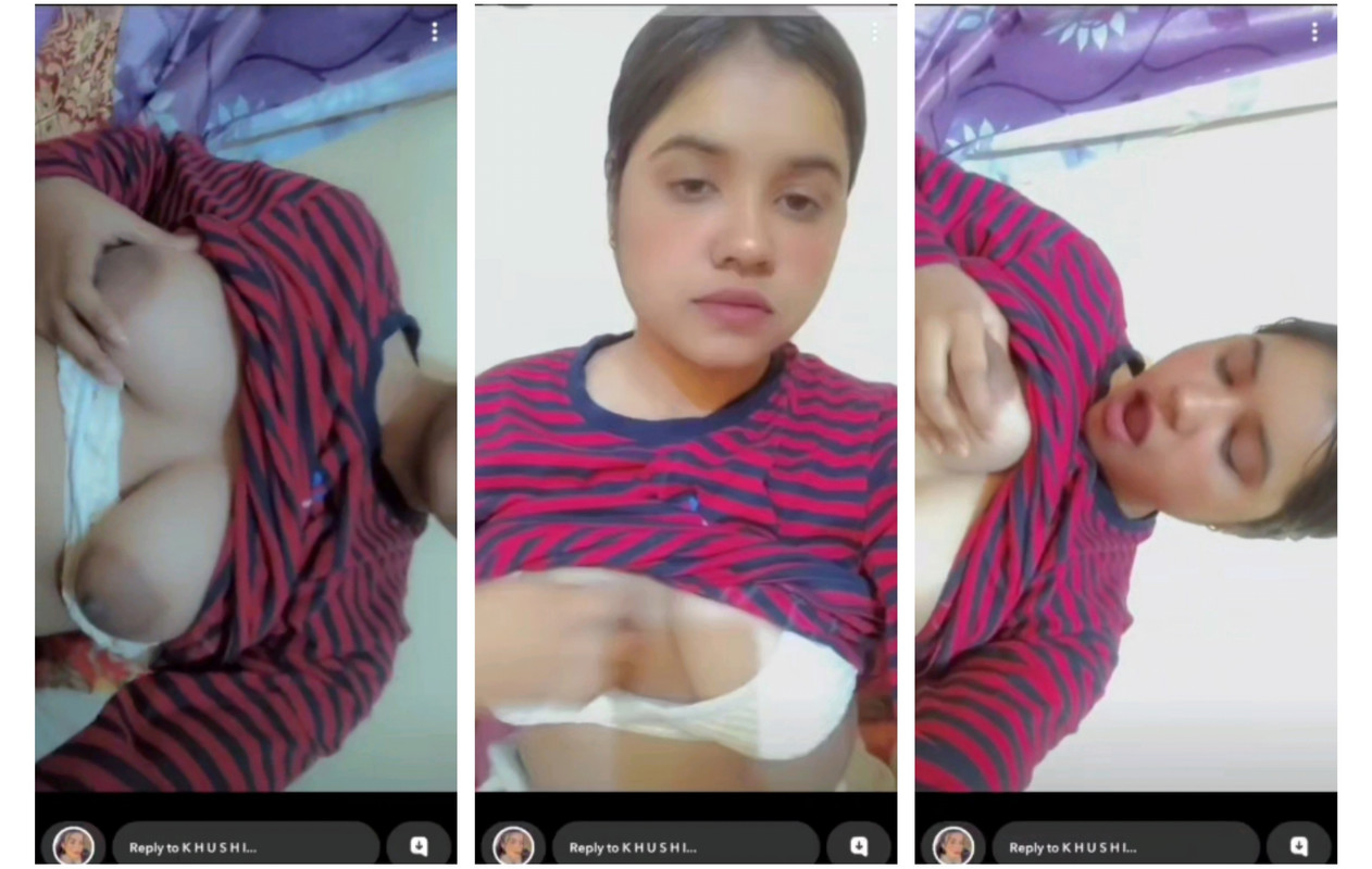 Beautiful Girl Khushi Showing Boobs Latest viral video