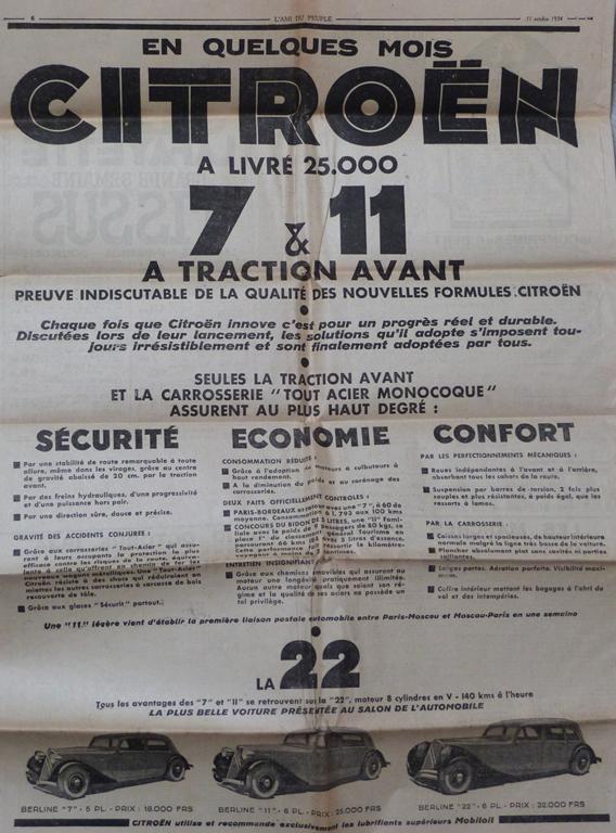 L Ami du Peuple editie van s morgen 5h Donderdag 11 oktober 1934