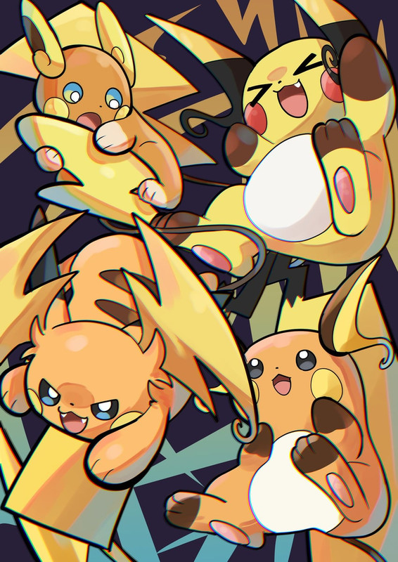 raichu-alolan-raichu-mega-raichu-y-and-m