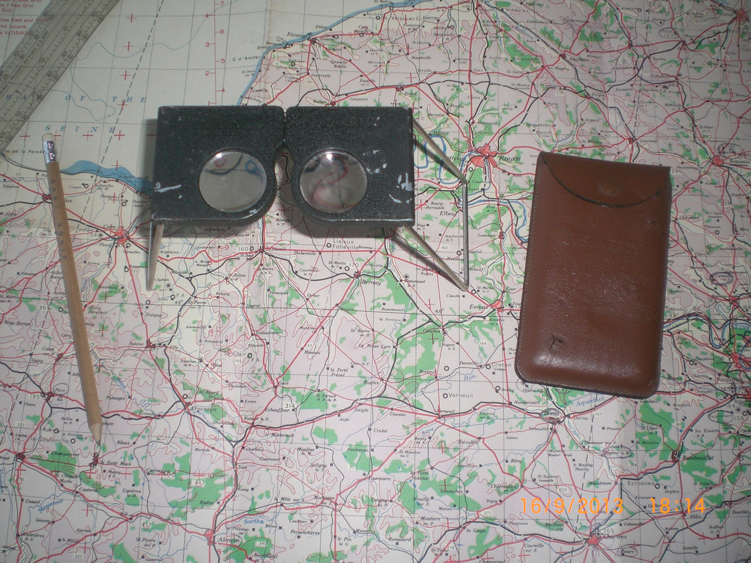 Lentes para mapas ( Estereoscopio CF-8 US Army )