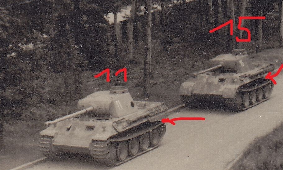 Panzer V Panther Sd.Kfz.171 weiße Turmnummer Fro