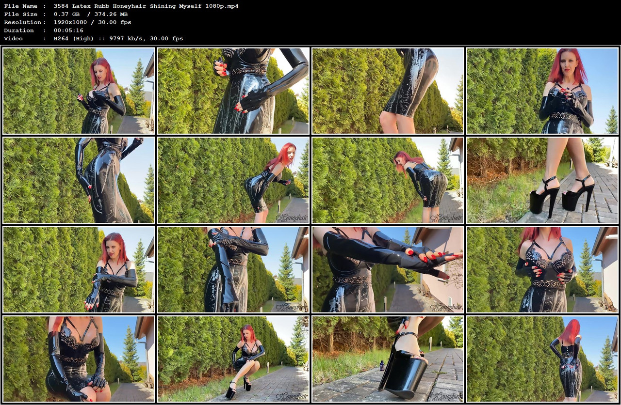 3584 Latex Rubb Honeyhair Shining Myself 1080p mp4
