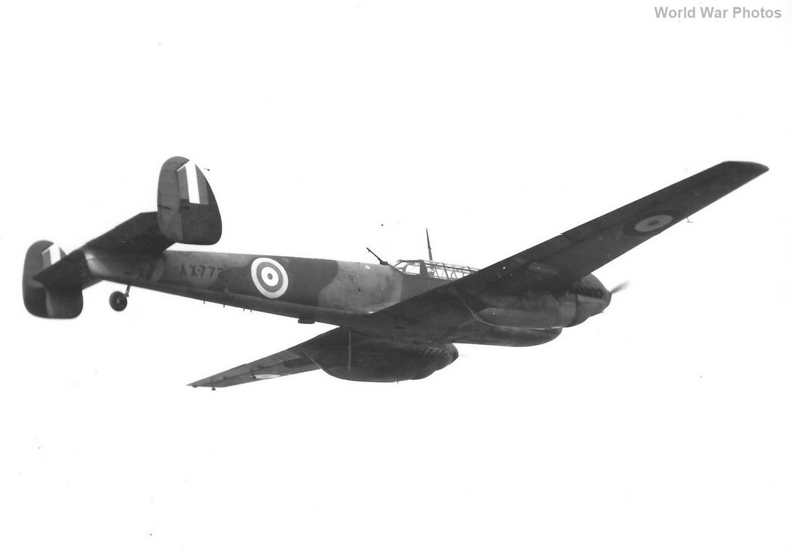Évaluation soviétique des avions de la Luftwaffe capturés Bf110-AX772-5-2177-british