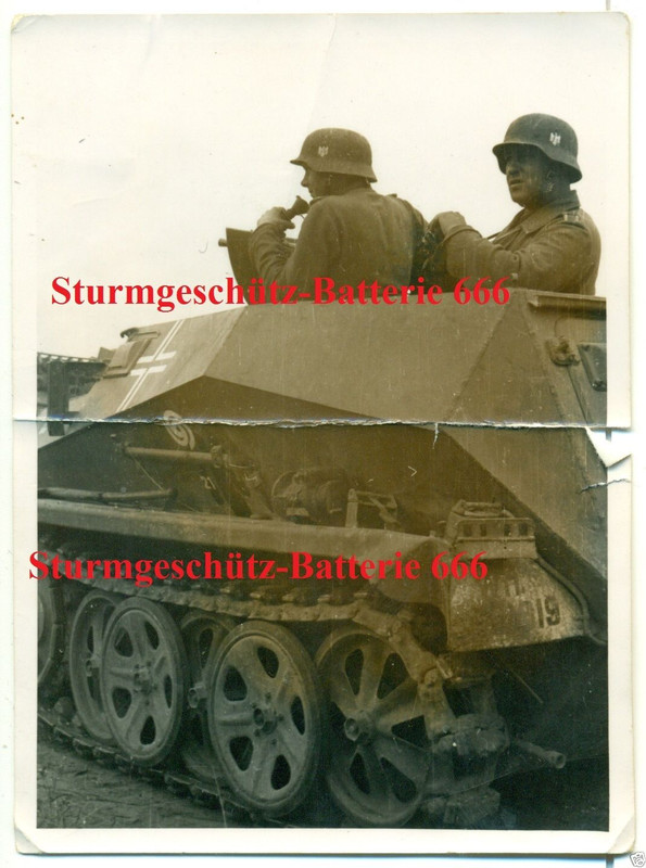FOTO - STURMGESCHÜTZ-BATTERIE 666 - STURMGESCHÜT
